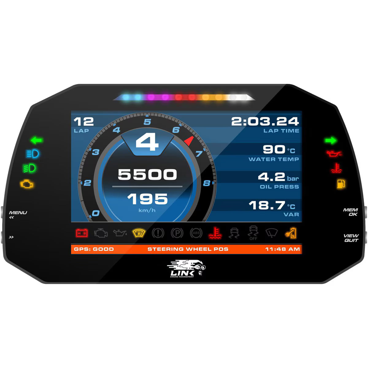 LINK ECU - MXG STRADA 7" DASH Street or Race Edition