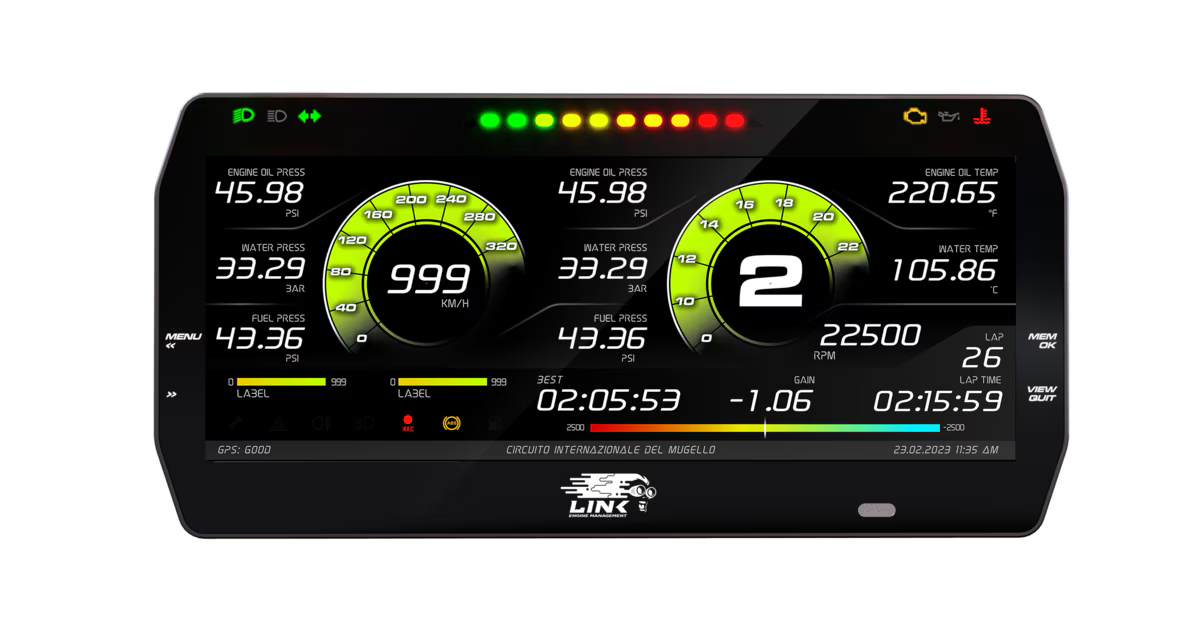 LINK ECU - LINK MXT Strada 10-inch Dash Street or Race Edition