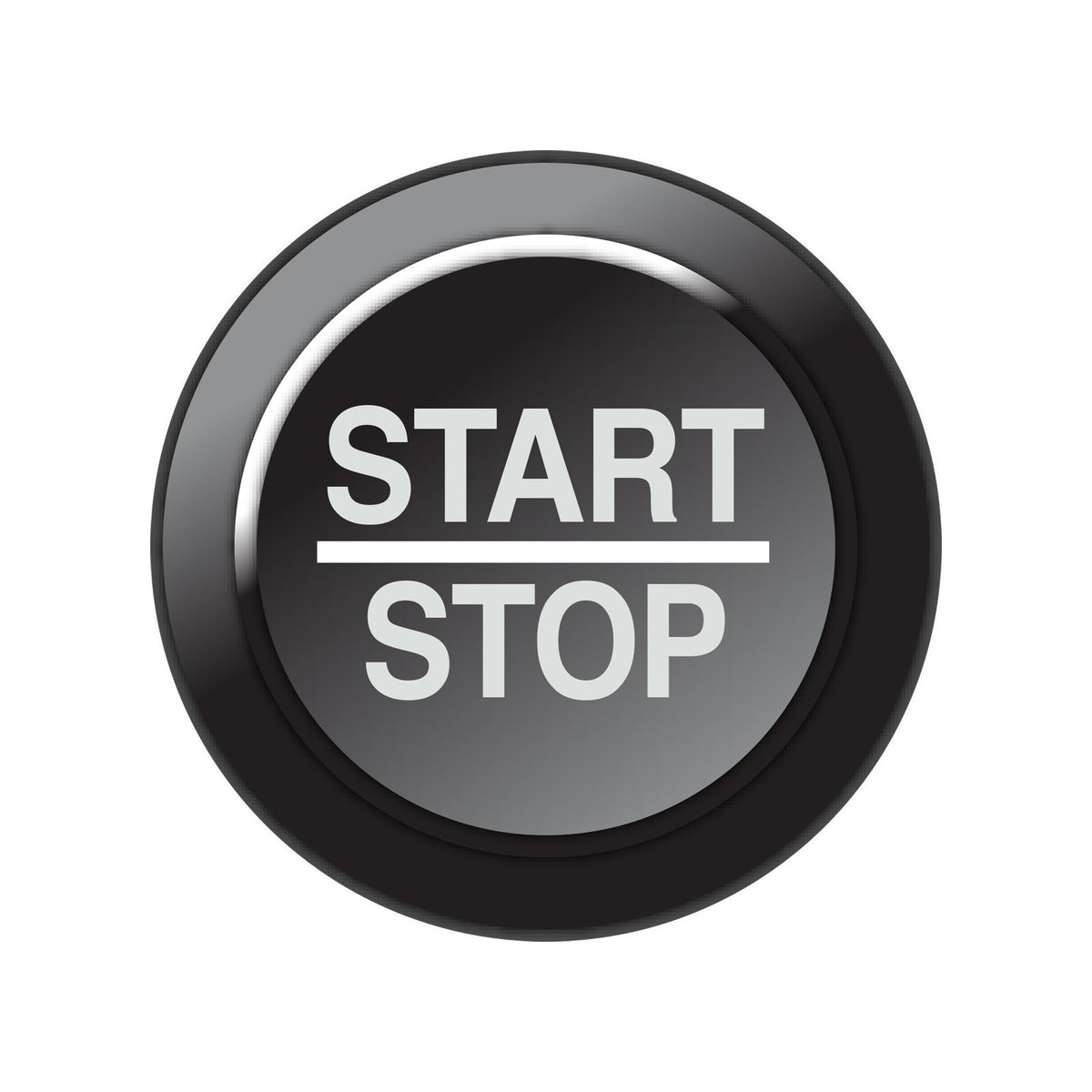 Link ECU CAN Keypad Insert - Start/Stop Black (101-0262)