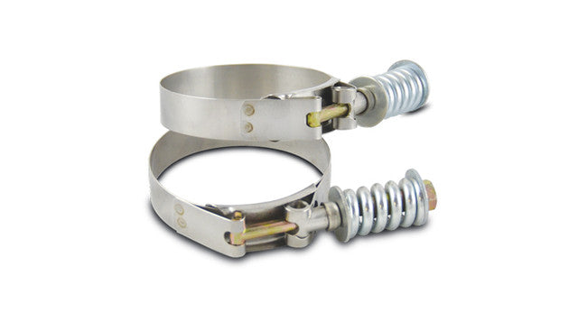 Vibrant - Spring Loaded T-Bolt Clamps (Pack of 2)
