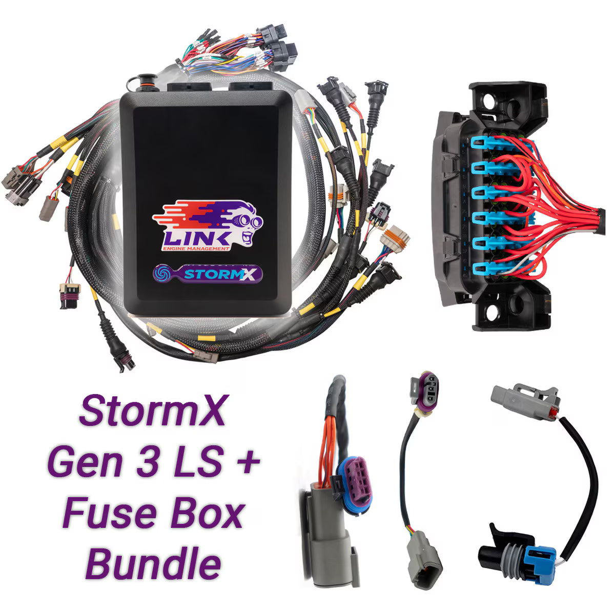 LINK ECU - Gen3 LS Drive-By-Cable Bundle: G4X StormX ECU + LS Engine Harness bundle