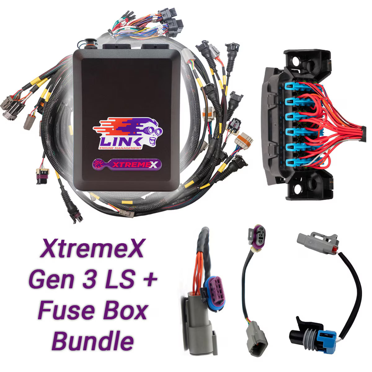 LINK ECU - Gen3 LS Drive-By-Wire Bundle: G4X XtremeX ECU + LS Engine Harness bundle
