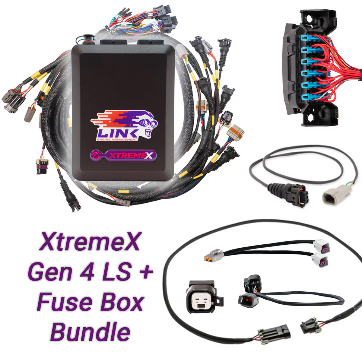 LINK ECU - Gen4 LS Drive-By-Wire Bundle: G4X XtremeX ECU + LS Engine Harness bundle