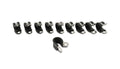 Vibrant - Vibrant - Cushioned P-Clamps (10 pack) - 17190 | DM Performance
