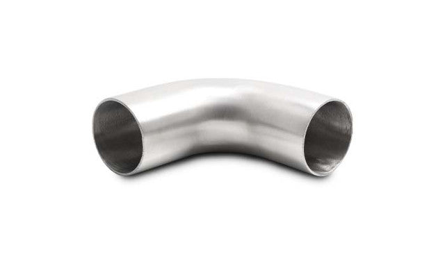 Vibrant - 304 Stainless Steel 90° Brushed Mandrel Bends with Extended Leg Length