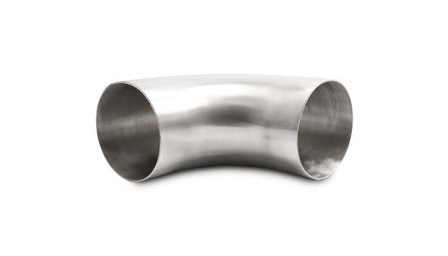 Vibrant - 304 Stainless Steel 90° Brushed Mandrel Bends with Extended Leg Length