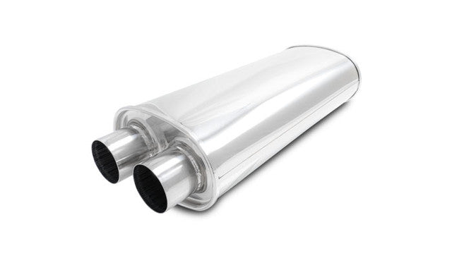 Vibrant - STREETPOWER 22inch Oval Dual in-out Mufflers
