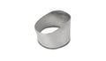 Vibrant - Stainless Steel Turbo Outlet Flange for 90mm x 55mm Oval to 3" (76mm) Round Transition Weld Adapter