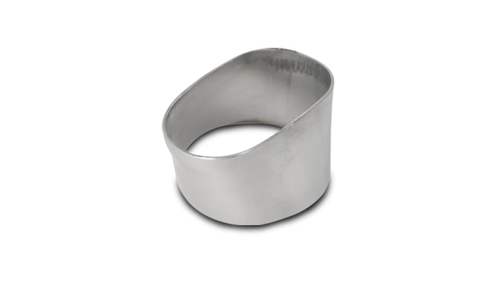 Vibrant - Stainless Steel Turbo Outlet Flange for 90mm x 55mm Oval to 3" (76mm) Round Transition Weld Adapter