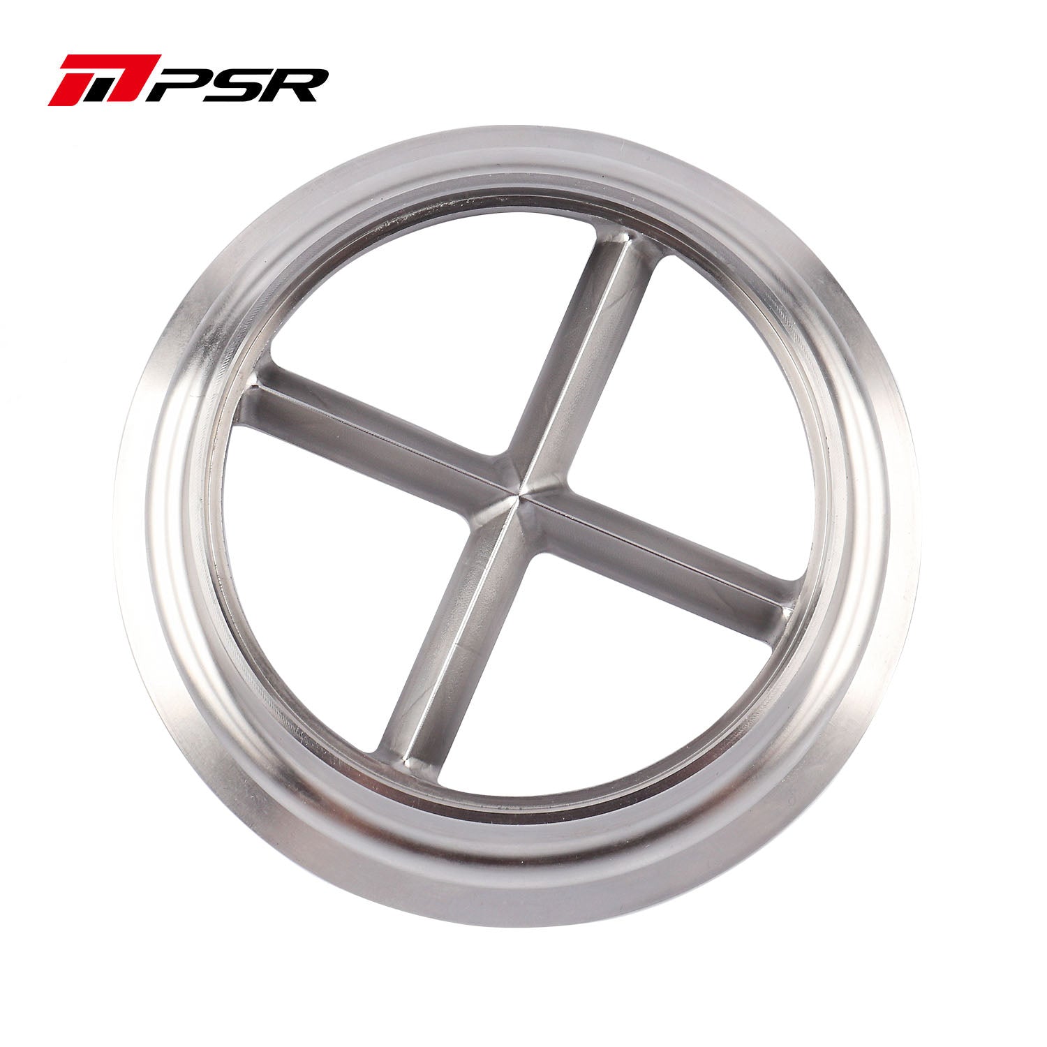 PSR - 5” to 4” Stainless Steel Cross Guard Flange Clamp Kit for 400 Series Turbos Turbine Housing Outlet