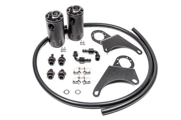 Radium Engineering Dual Catch Can Kit Mitsubishi EVO 8-9 CT9A (20-0118-FL)