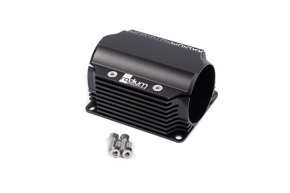 Radium Engineering 60mm Finned Heat Exchanger Fuel Filter Clamp