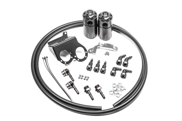 Radium Engineering - Radium - Direct-Fit Catch Can Kits for 2014-2019 Chevrolet Corvette C7 Stingray / Grand Sport (LT1) - 20-0985-FL | DM Performance