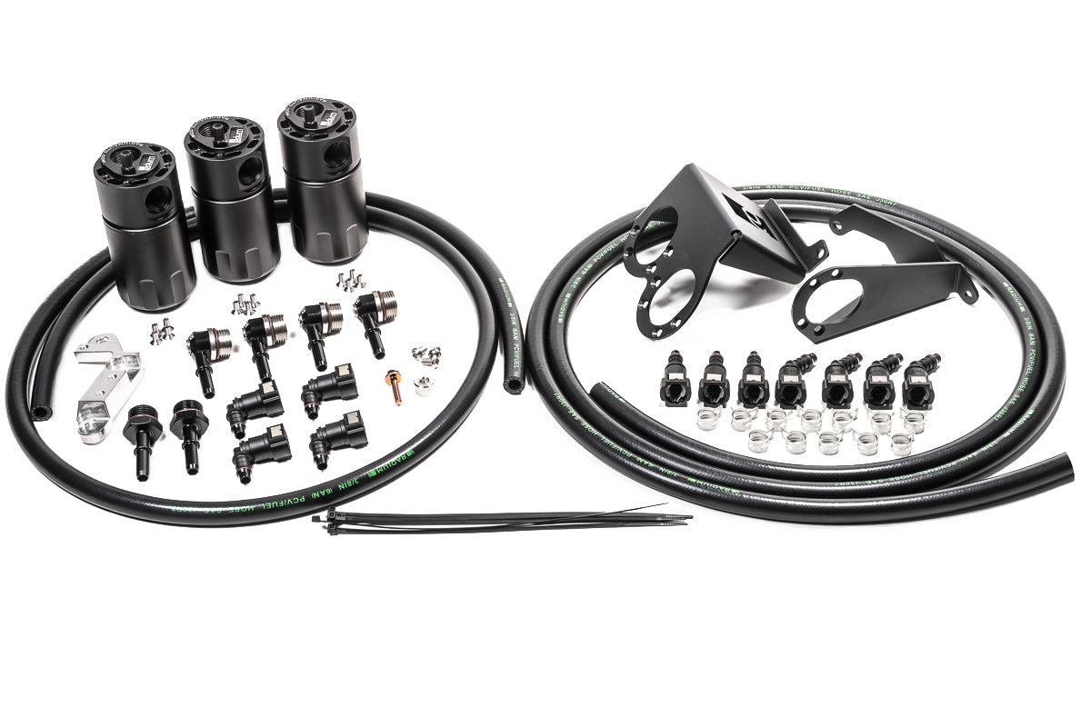 Radium Engineering - Radium - Direct-Fit Catch Can Kits for 2014-2019 Chevrolet Corvette C7 Stingray / Grand Sport (LT1) - 20-0985-FL | DM Performance