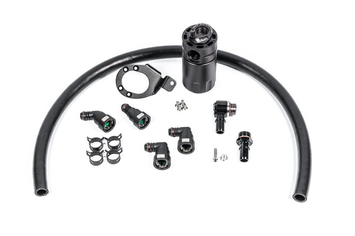 Radium - Direct-Fit PCV Catch Can Kit for 2018+ Ford Mustang GT (S550 Gen 3 Coyote)