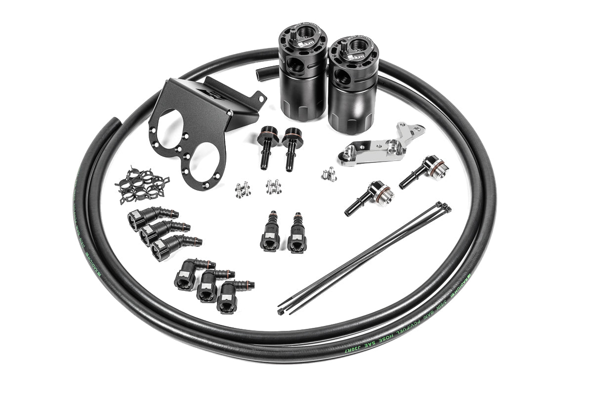 Radium Engineering - Radium - Direct-Fit Catch Can Kits for 2014-2019 Chevrolet Corvette C7 Stingray / Grand Sport (LT1) - 20-0985-FL | DM Performance