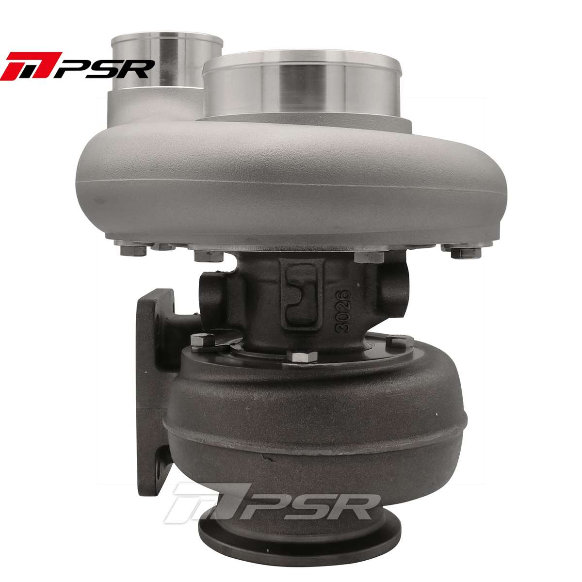 PSR - Billet 363D 366D 369D DUAL CERAMIC BALL BEARING Turbo with 90° Elbow Outlet Compressor
