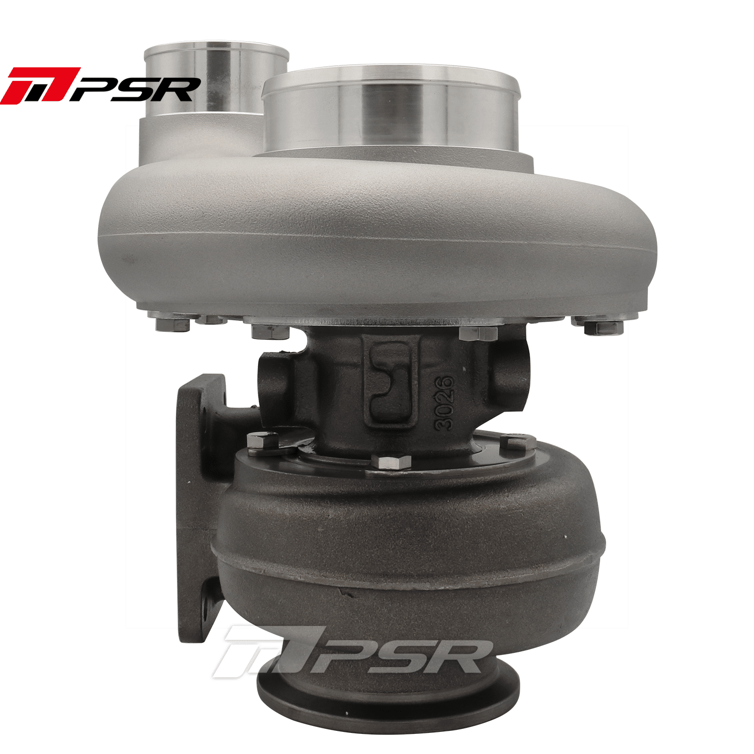 PSR - Billet 363 366 369 Journal Bearing Turbo with 90° Elbow Outlet Compressor