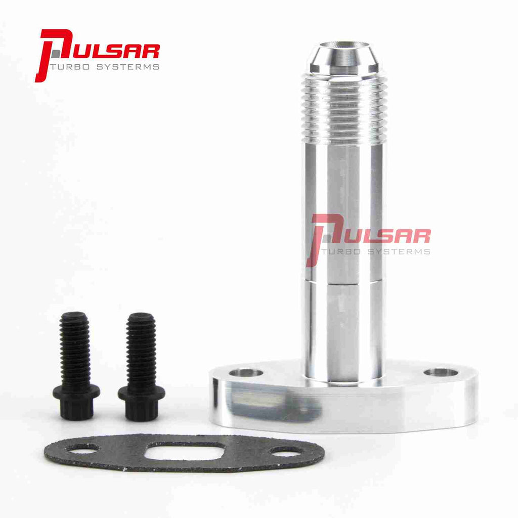 PSR - 10 AN Extended Oil Drain Flange Install Kit for T4 Turbo