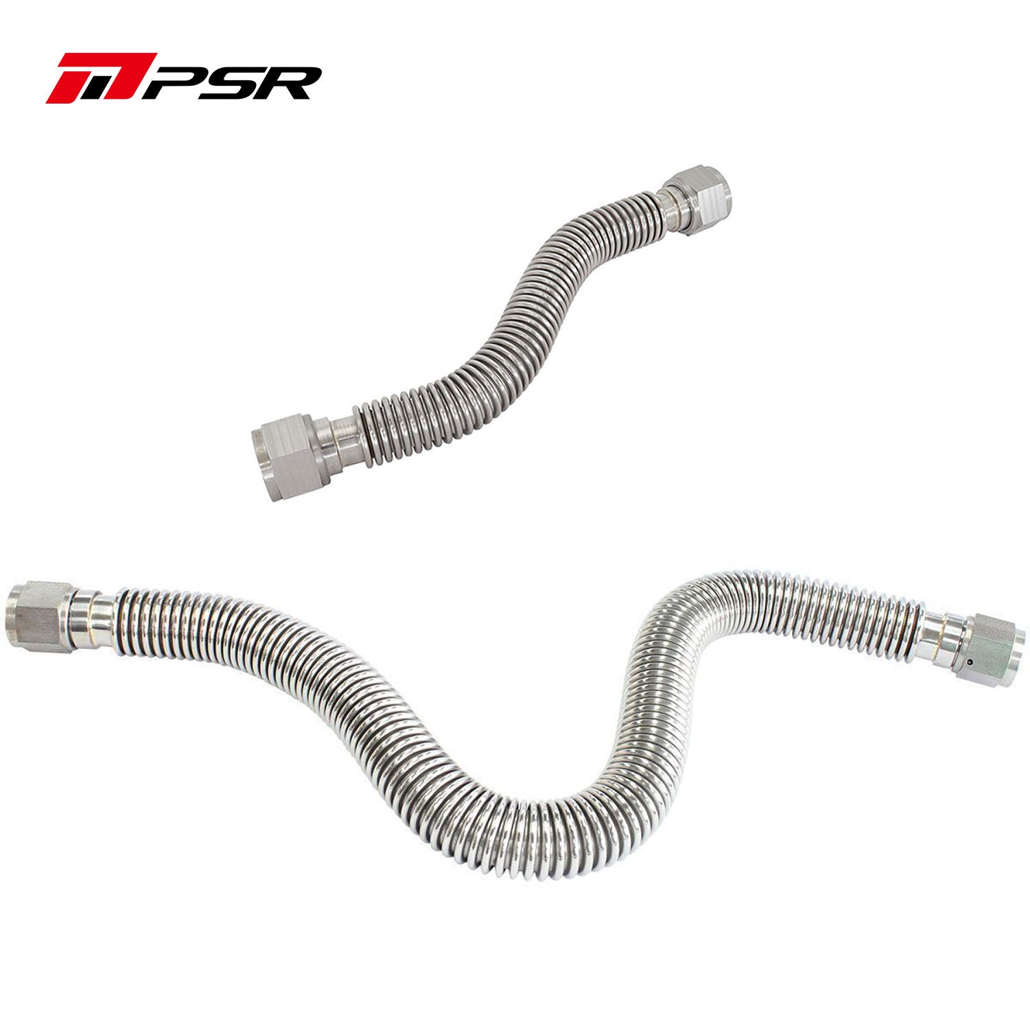 PSR - 12AN | 10AN Stainless Steel Turbo Oil Drain/Return flexible Pipe 300mm/450mm/600mm
