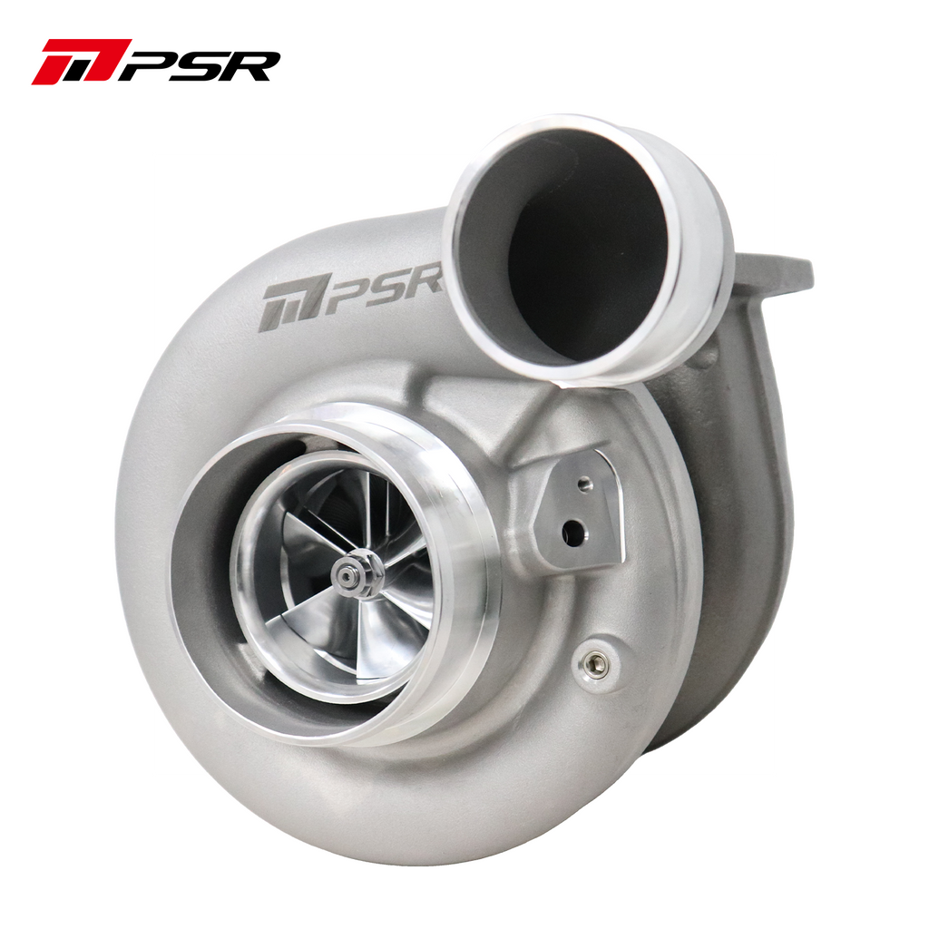 PSR - Billet 363 366 369 Journal Bearing Turbo with 90° Elbow Outlet Compressor