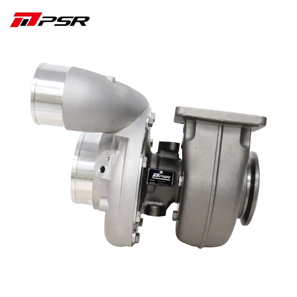 PSR - Billet 363 366 369 Journal Bearing Turbo with 90° Elbow Outlet Compressor