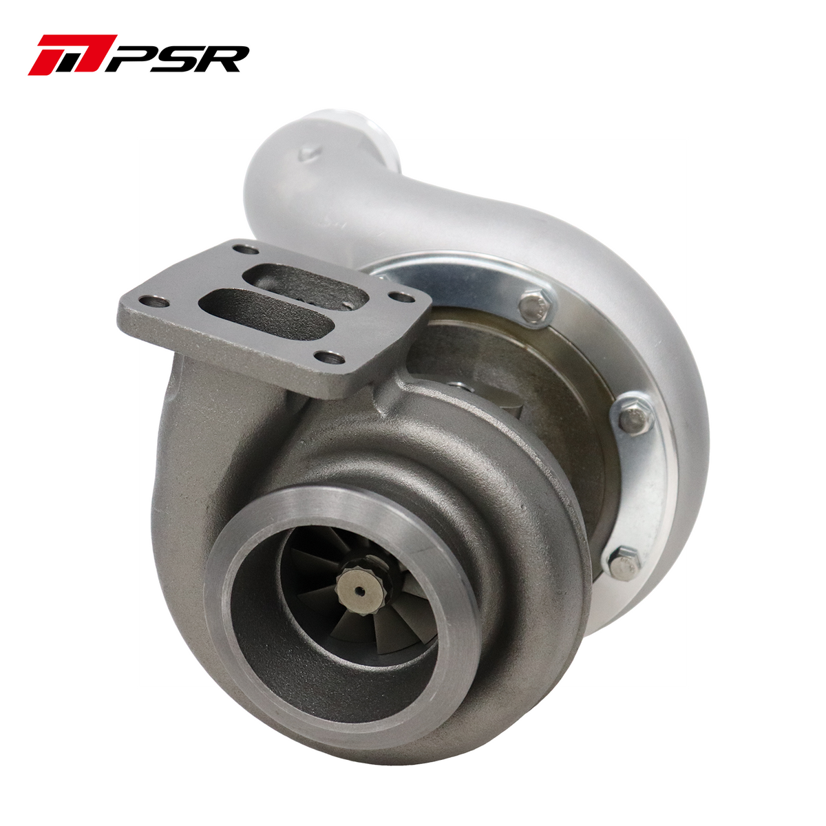 PSR - Billet 363D 366D 369D DUAL CERAMIC BALL BEARING Turbo with 90° Elbow Outlet Compressor