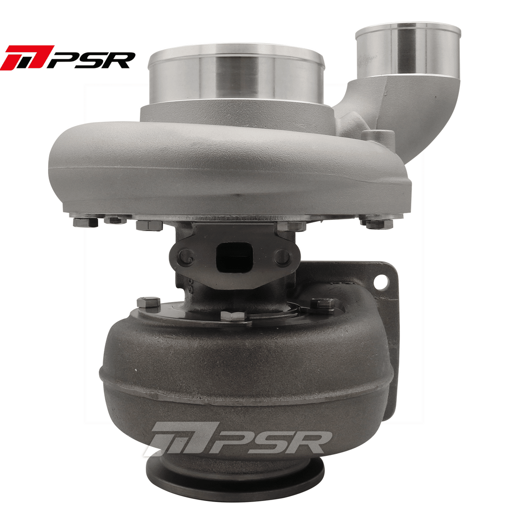 PSR - Billet 363 366 369 Journal Bearing Turbo with 90° Elbow Outlet Compressor