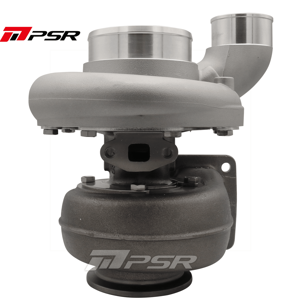 PSR - Billet 363 366 369 Journal Bearing Turbo with 90° Elbow Outlet Compressor