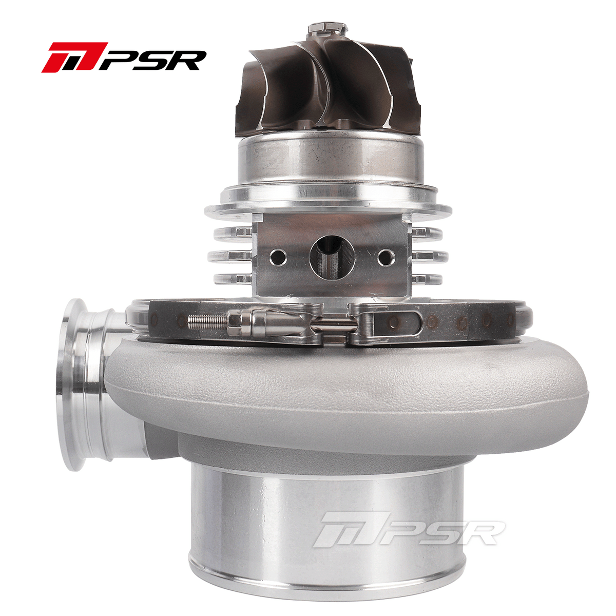 PSR - 485DG DUAL BALL BEARING TURBO CURVED POINT MILLED BILLET COMPRESSOR WHEEL