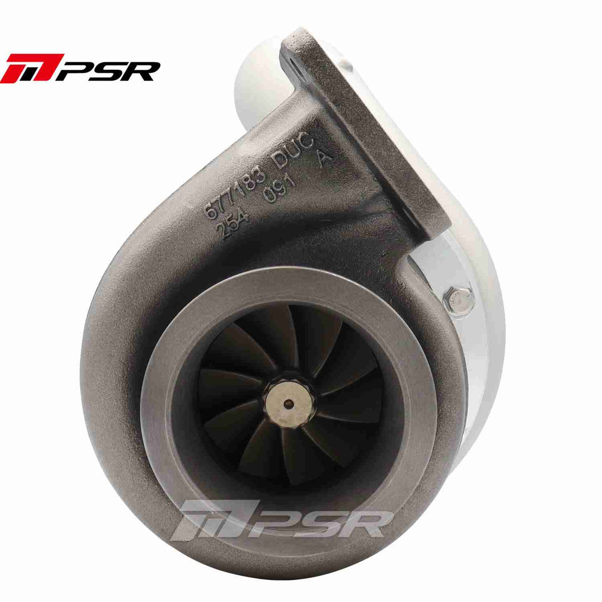 PSR - Billet 363 366 369 Journal Bearing Turbo with 90° Elbow Outlet Compressor