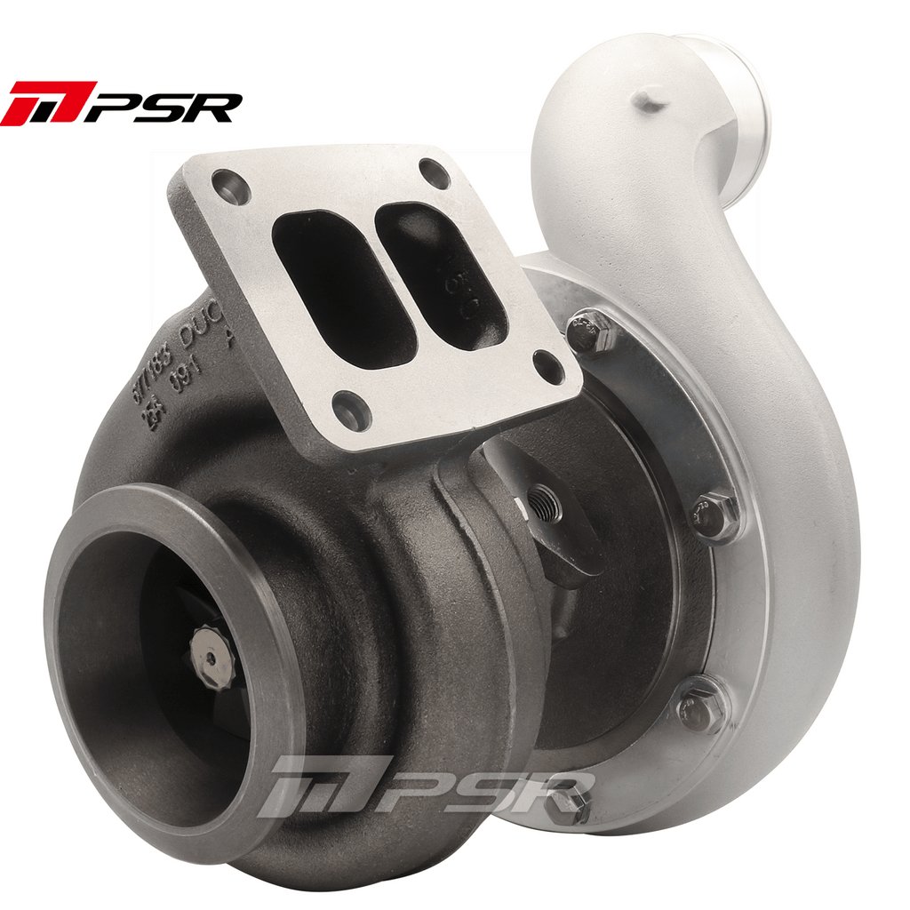 PSR - Billet 363D 366D 369D DUAL CERAMIC BALL BEARING Turbo with 90° Elbow Outlet Compressor