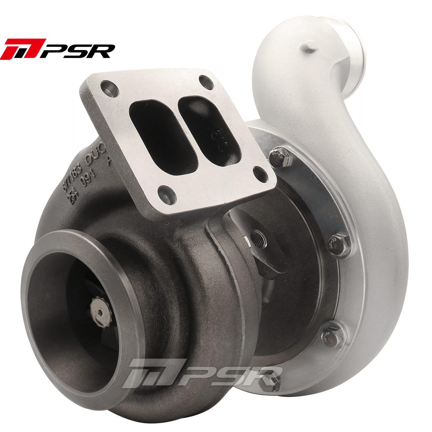 PSR - Billet 363D 366D 369D DUAL CERAMIC BALL BEARING Turbo with 90° Elbow Outlet Compressor