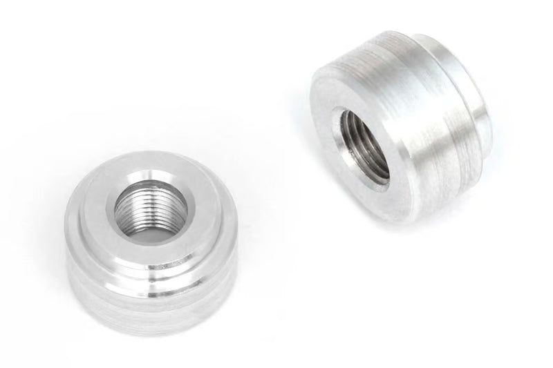 Haltech - Weld on Fitting 1/8 NPT - 27 TPI - 6061 Aluminium Size: 20.4mm x 13mm