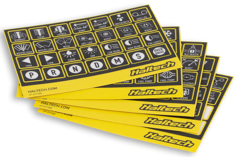 Haltech - CAN Keypad Label Set