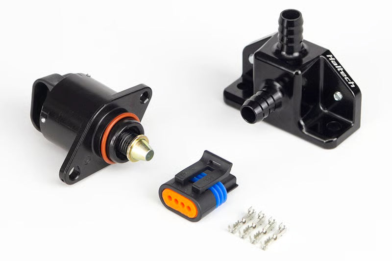 Haltech - Idle Air Control Kit - Billet 2 Port Housing With 2 Screw Style Motor Diameter: 10mm (3/8")