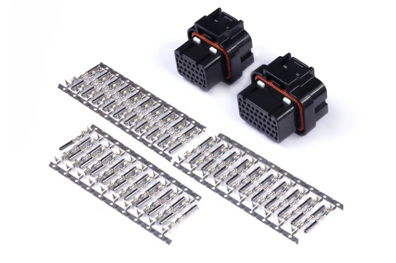 Haltech - Plug and Pins Only - AMP 26 & 34 Pin 4 Row 3 Keyway Superseal Connector Set