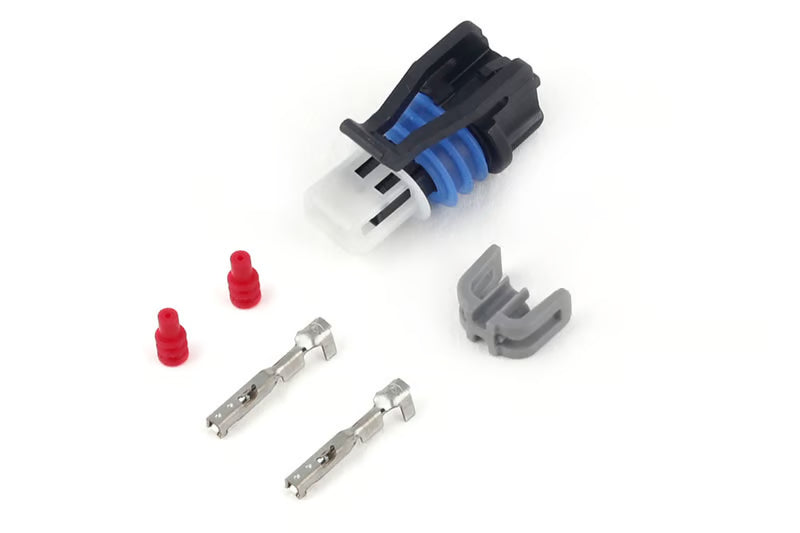 Haltech - Plug and Pins Only - Delphi 2 Pin GM style Air Temp Connector