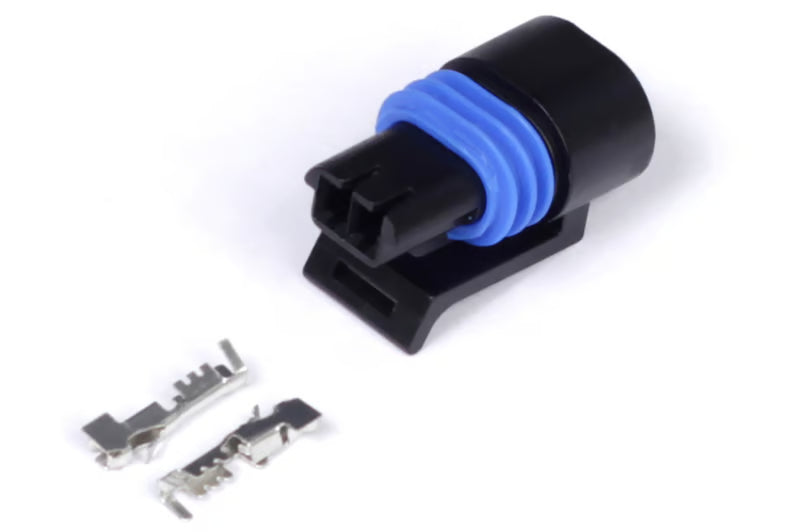 Haltech - Plug and Pins Only - Delphi 2 Pin GM style Coolant Temp Connector (Black)
