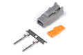 Haltech - Plug and Pins Only - Male Deutsch DTM-2 Connector (7.5 Amp)
