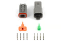 Haltech - Plug and Pins Only - Matching Set of Deutsch DT-4 Connectors (DT06-4S + DT04-4P) - (13 Amp)