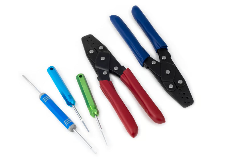 Haltech - Dual Crimper Set Inc 3 pin removal tools