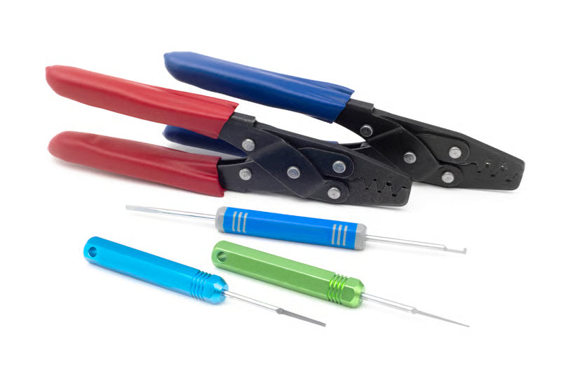 Haltech - Dual Crimper Set Inc 3 pin removal tools