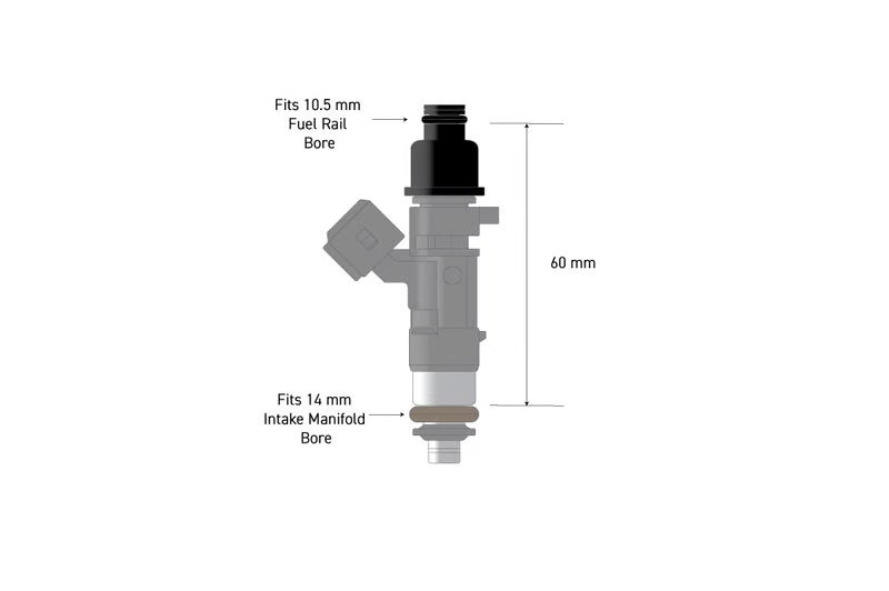 Haltech - Fuel Injector Adapter - 10.5mm Nissan RB26DETT GTR
