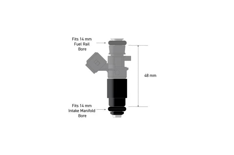Haltech - Fuel Injector Adapter - 14mm Base