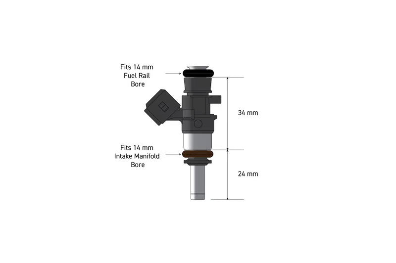 Haltech - Bosch 980cc injectors - Flowmatched set of 4, 6 or 8 (0280158040)
