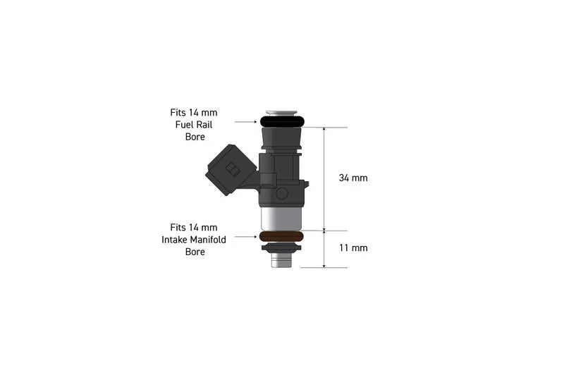 Haltech - Bosch 1462cc injectors - Flowmatched set of 4, 6 or 8 (0280158333)