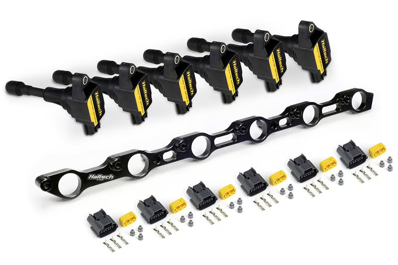 Haltech - R35 Coil Bracket Kit for Toyota JZ Includes Bracket , Coils and connectors