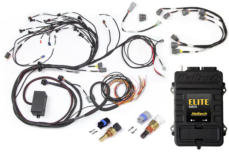 Haltech - Elite 2500 + Terminated Harness Kit for Nissan RB Twin Cam With Series 2 (late) ignition type sub harness