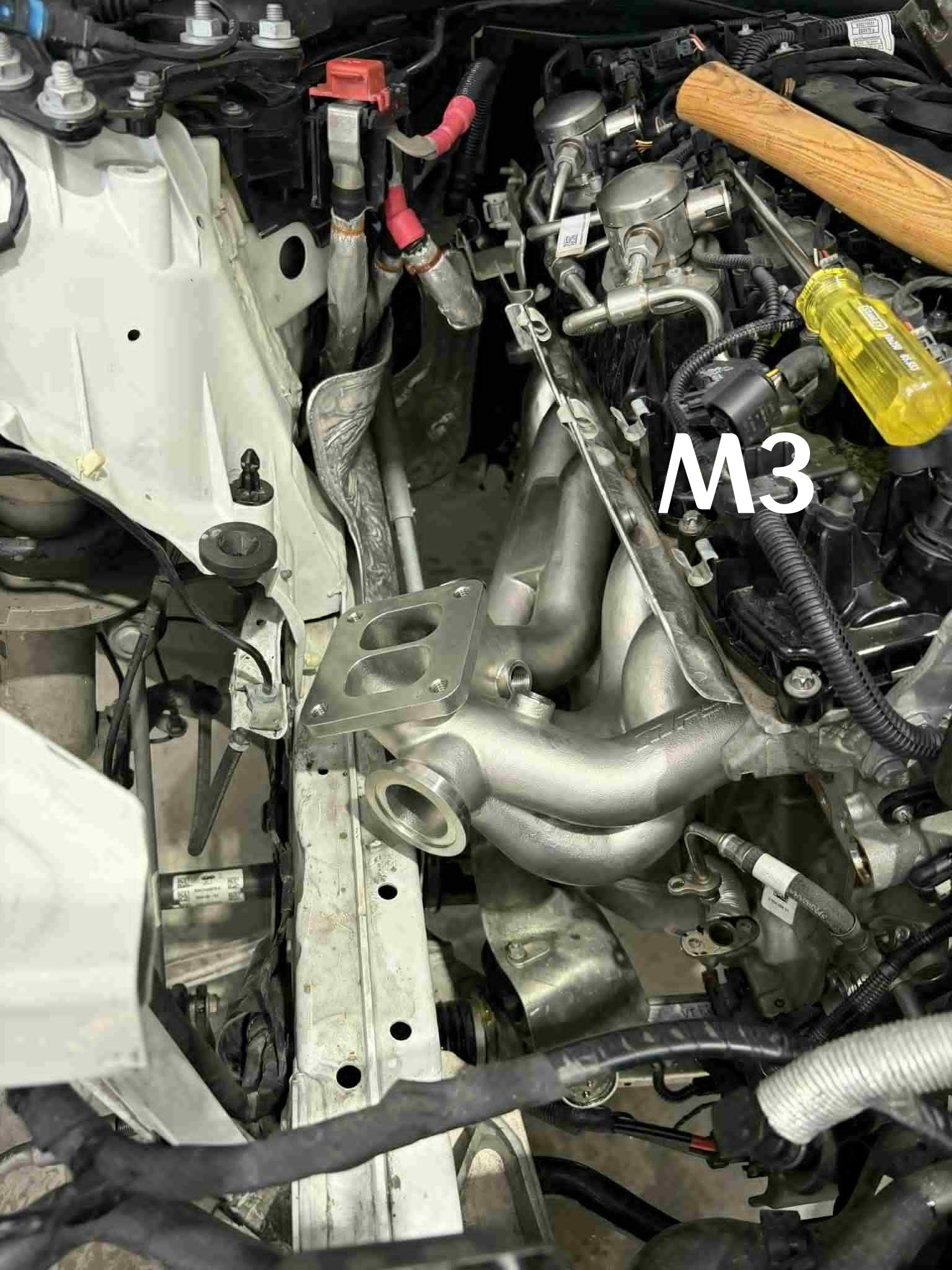 PSR - T4 Exhaust Manifold Stainless Steel 2021 2022 2023 2024 2025 BMW M2 M3 M4 S58 Engine